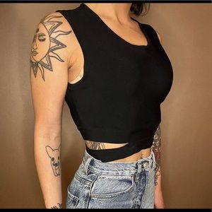 BCGB Chic Black Crop top